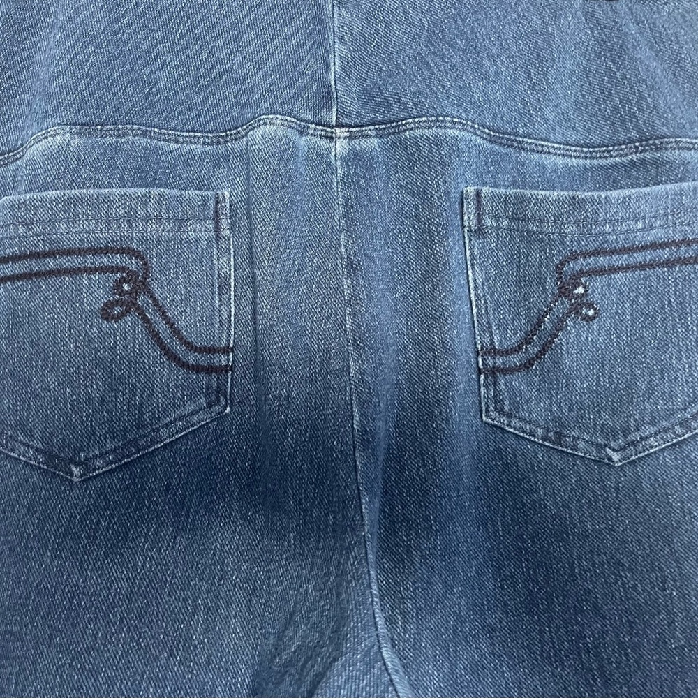 QVC Women With Control Fringed Ankle Jeans. Size L NWOT Run large fit like XL - Picture 4 of 6
